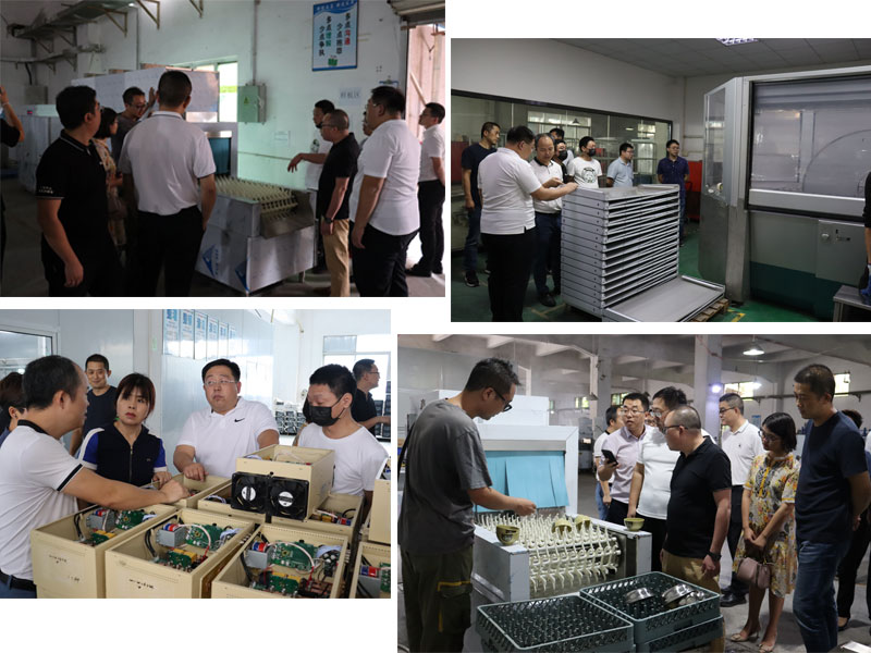 八吉星旗下油煙凈化器生產廠家觀摩學習產品