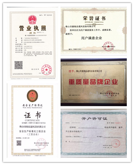 八吉星營業執照、證書