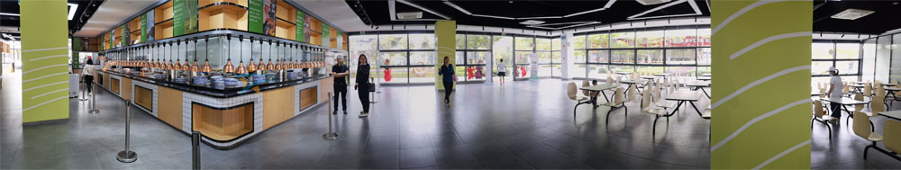 鑫輝餐飲智谷餐廳廚房工程全景圖