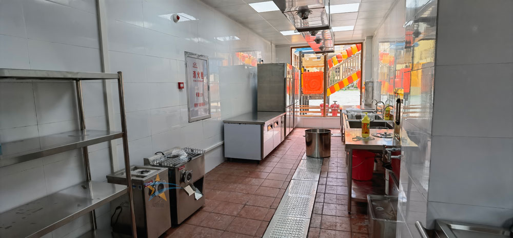 大嶺山第一幼兒園食堂廚房清洗區