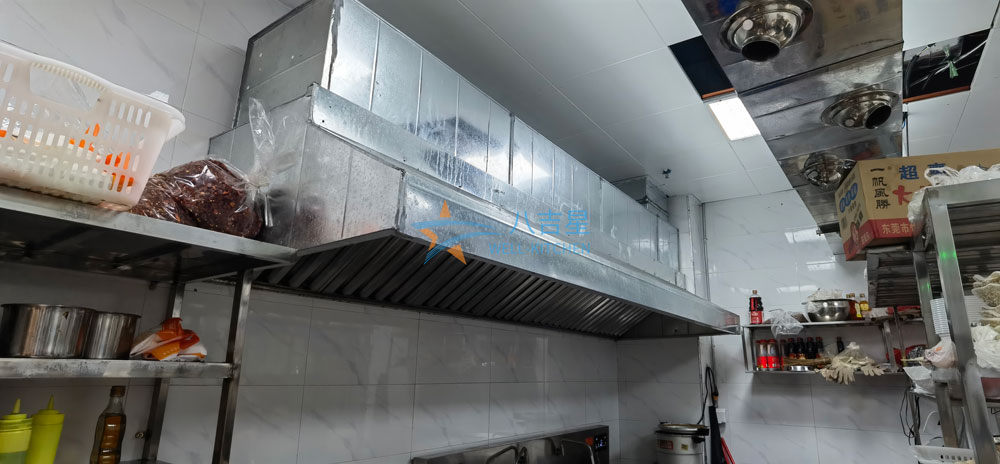 喜蛙銅鍋牛蛙廚房油煙抽排及新風系統
