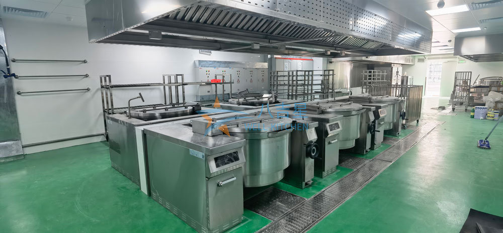 珠海高華城市服務配送中心廚房烹飪區