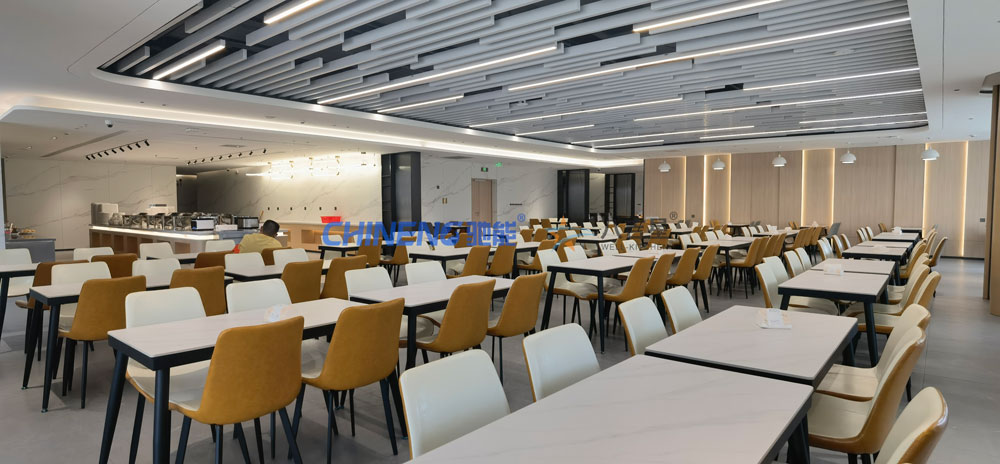 深圳光明貝特瑞2樓員工食堂用餐區