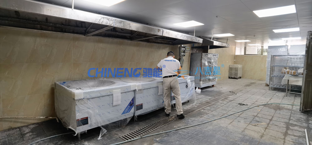 聯明電源員工食堂廚房工程烹飪間