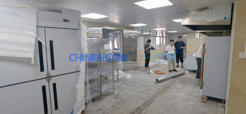 聯明電源員工食堂廚房工程烹飪間